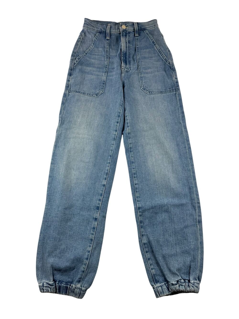 Mother Wrapper Patch Springy Ankle Denim Jogger 24 Herbal Remedy Wash Jeans